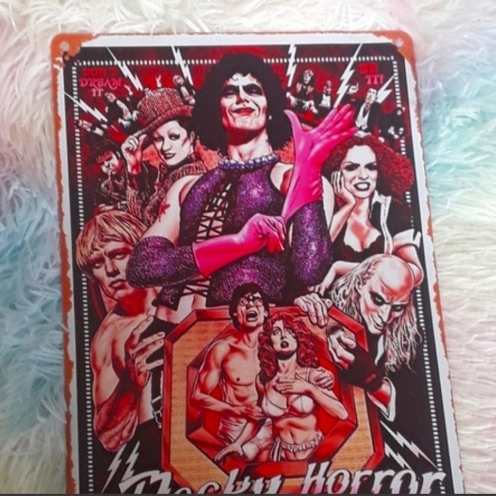 Rocky Horror tin Wall art